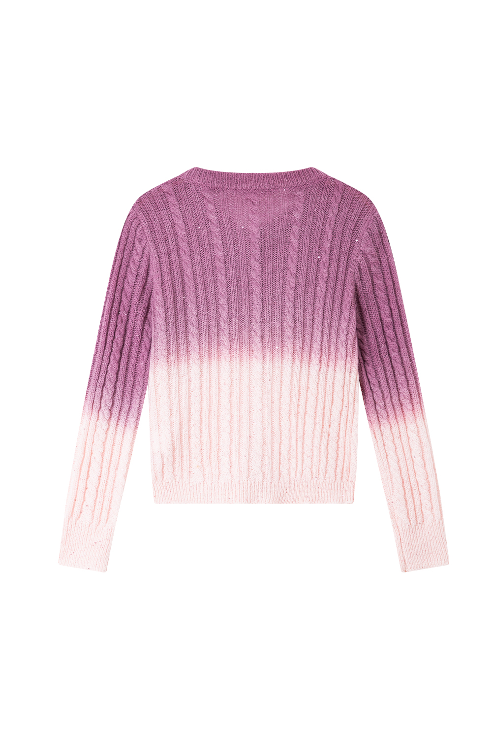 Romantic Gradient Knitted Cardigan