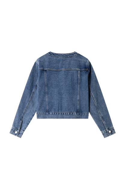Classic High Cotton Denim Jacket