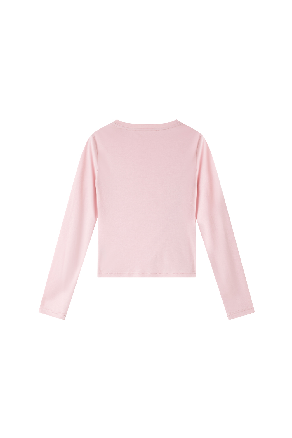 Pleated Long - sleeved T-shirt