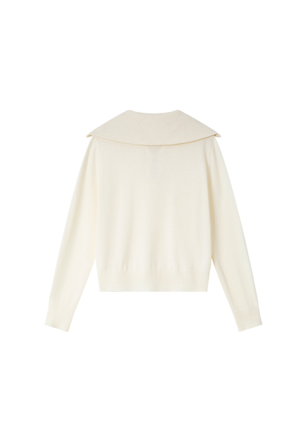 Simple Zippered Knitwear