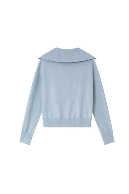 Simple Zippered Knitwear