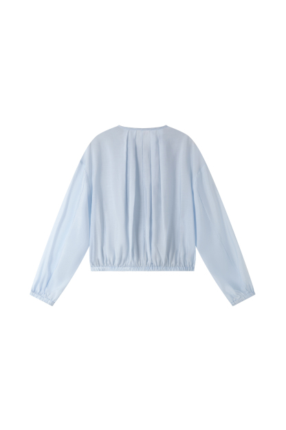 Lyocell Crew Neck Jacket