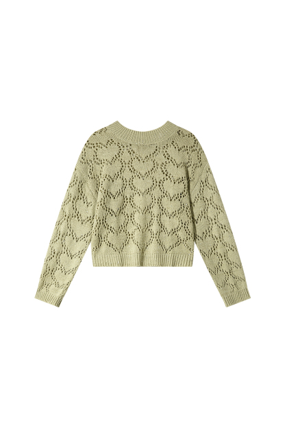 Green Dream Hollow Sweater