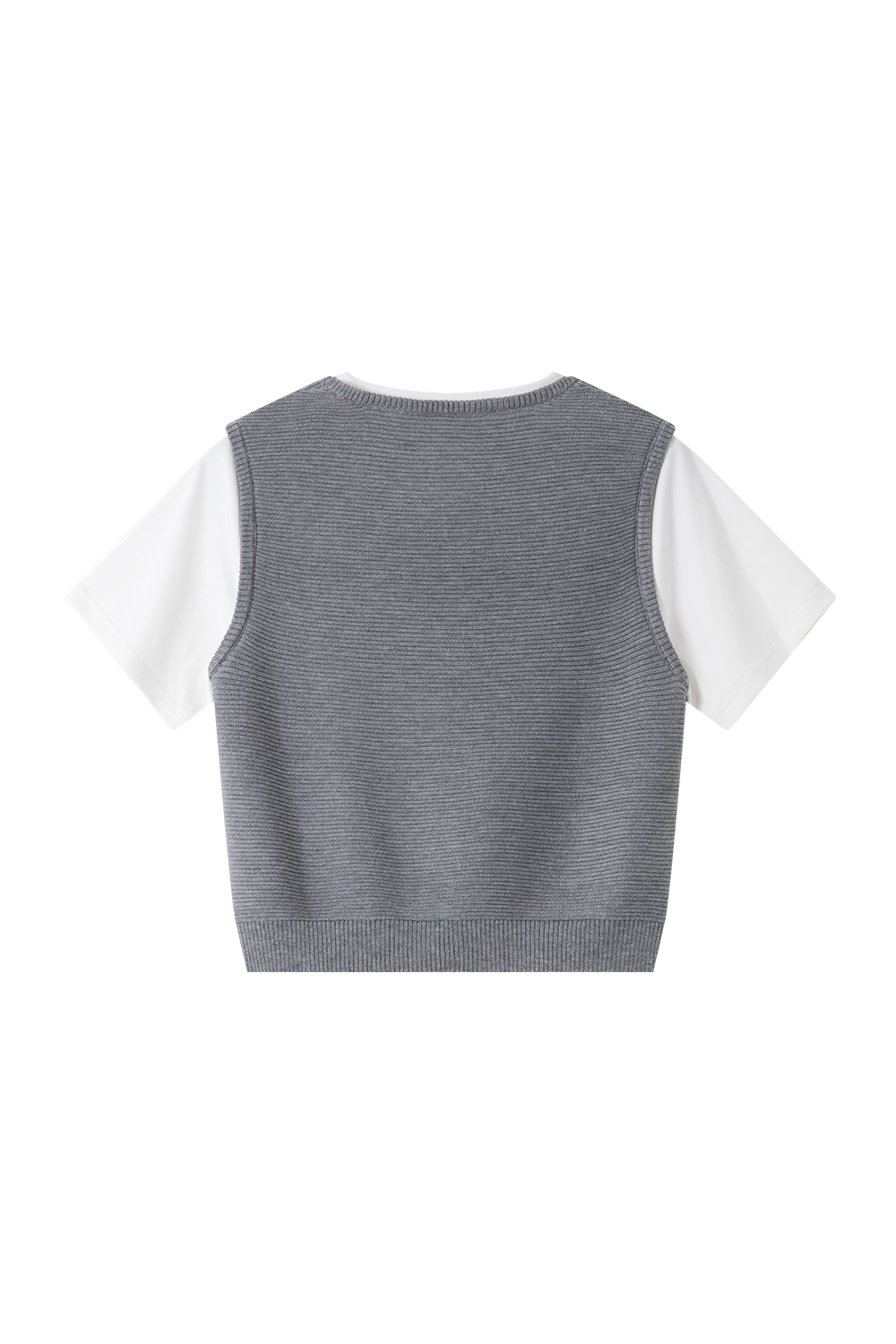 Simple Knit Overlay Top