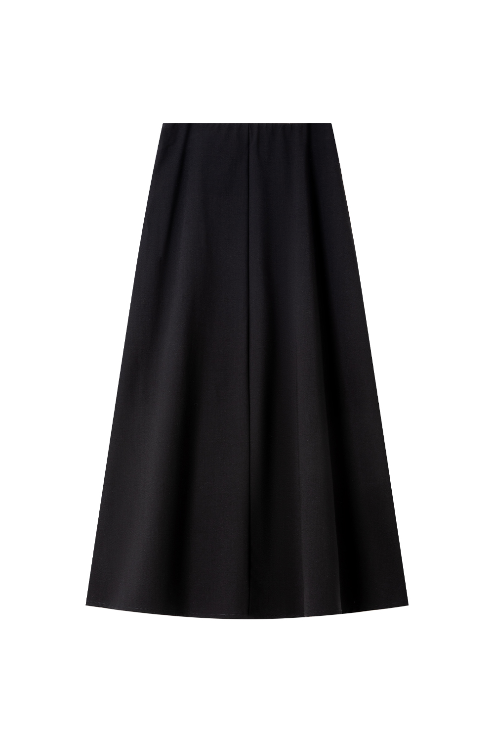 Wool Blend Black Skirt