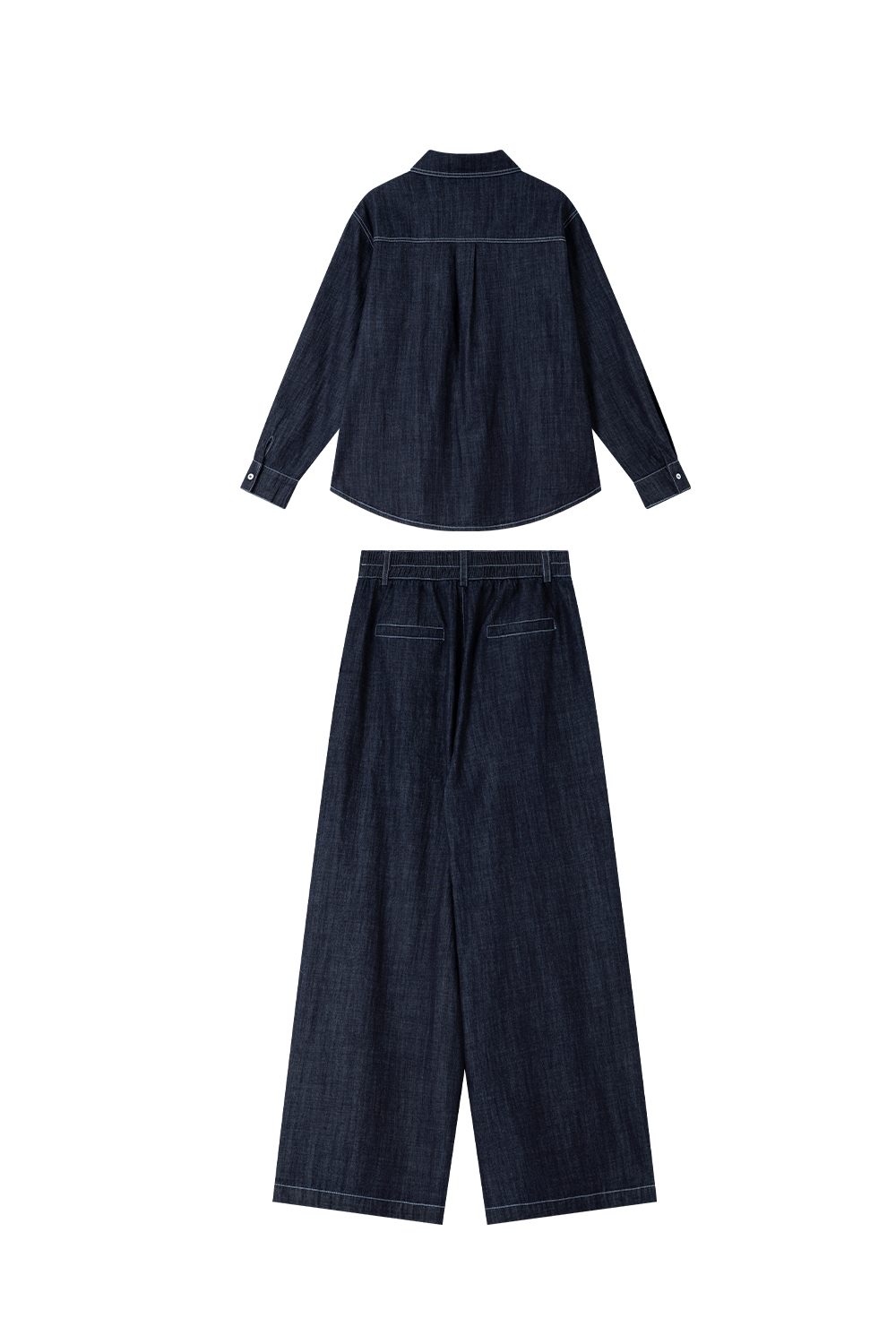Loose Retro Denim Suit