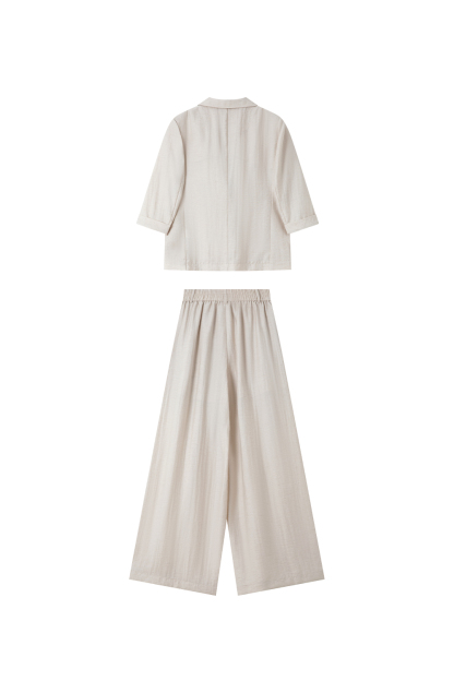 Linen Business Casual Suit