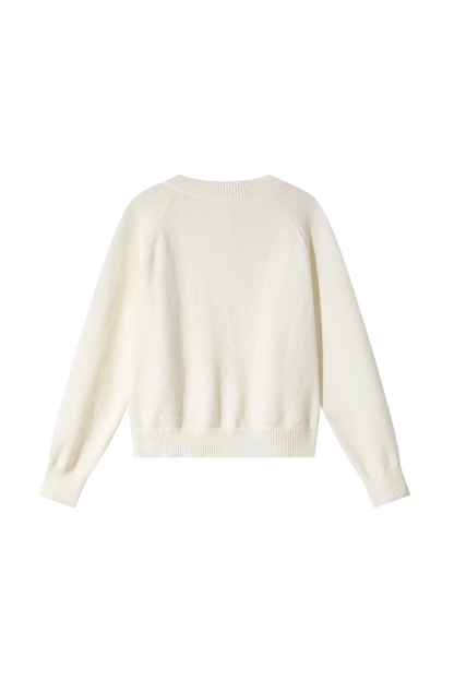 Dot Decoration Knit Cardigan