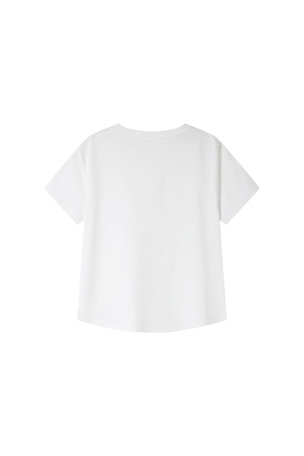 Cotton Solid Color Knitted T-Shirt