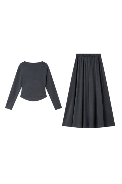 Fake Two-Piece V-Neck Suit