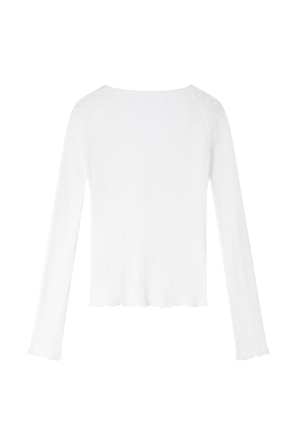 Striped Solid Color Knit Cardigan
