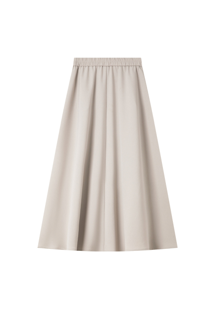 Woven Casual A-Line Skirt