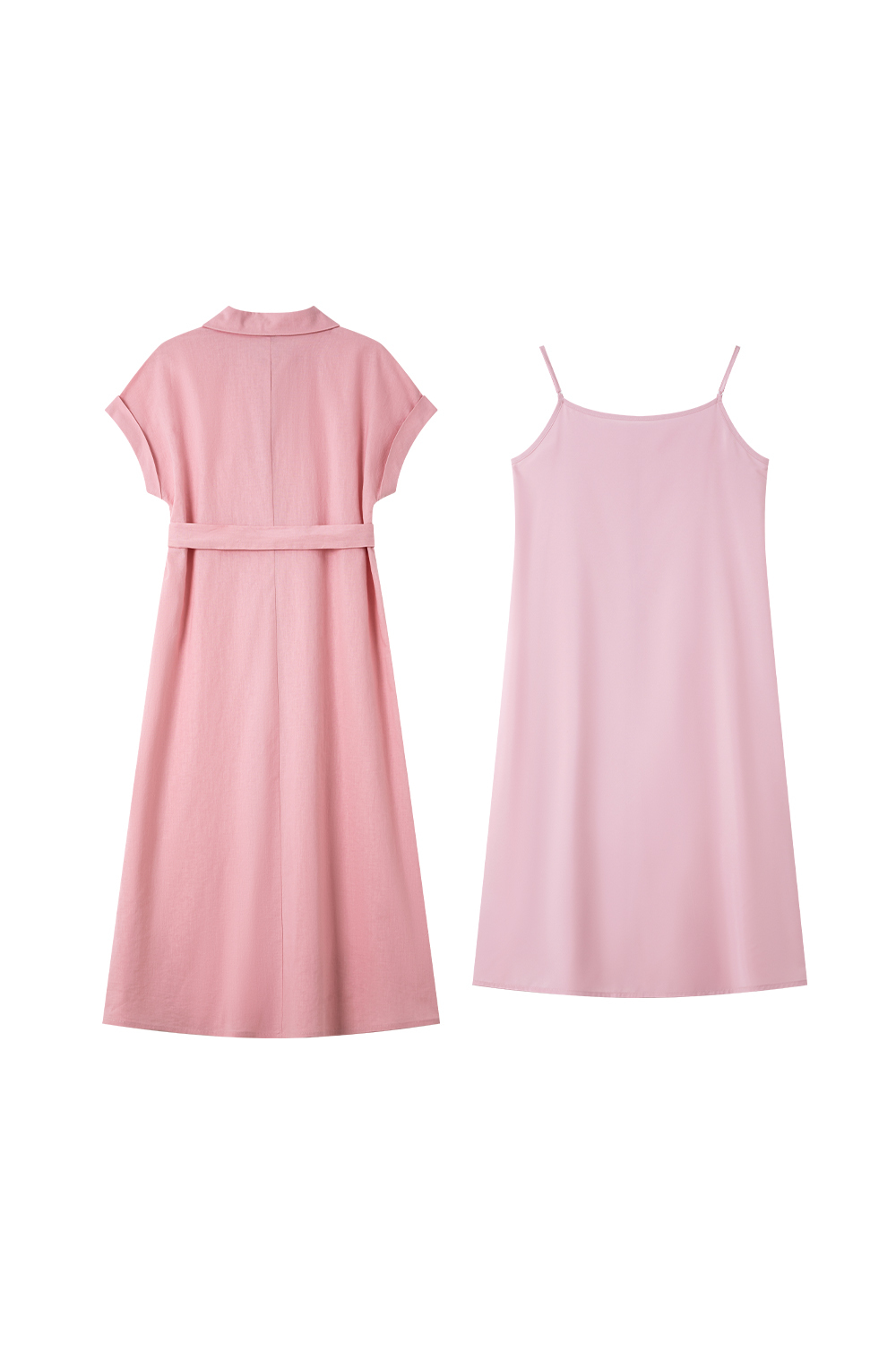 Lapel Shirt Dress