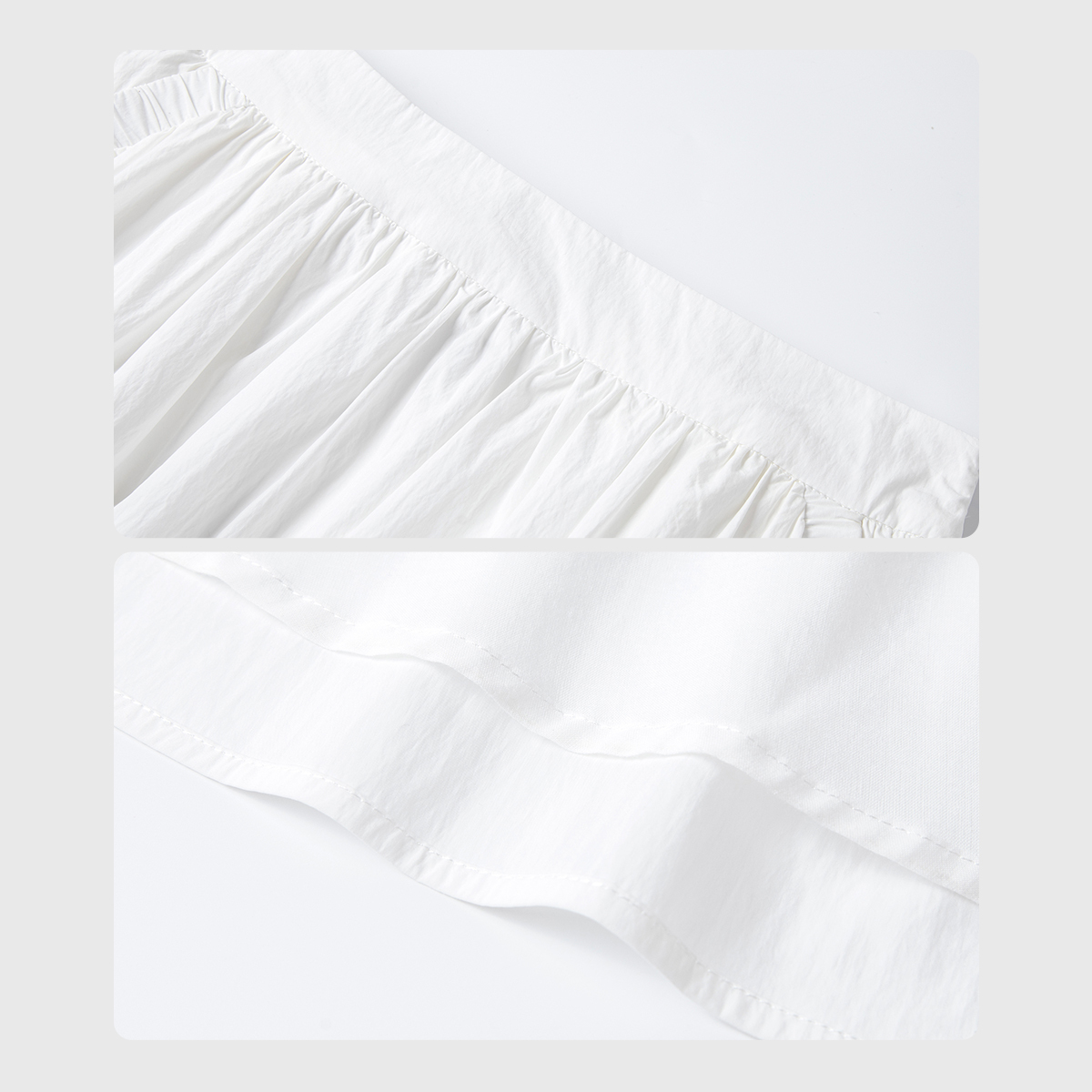 Soft And Loose Woven Umbrella Skirt