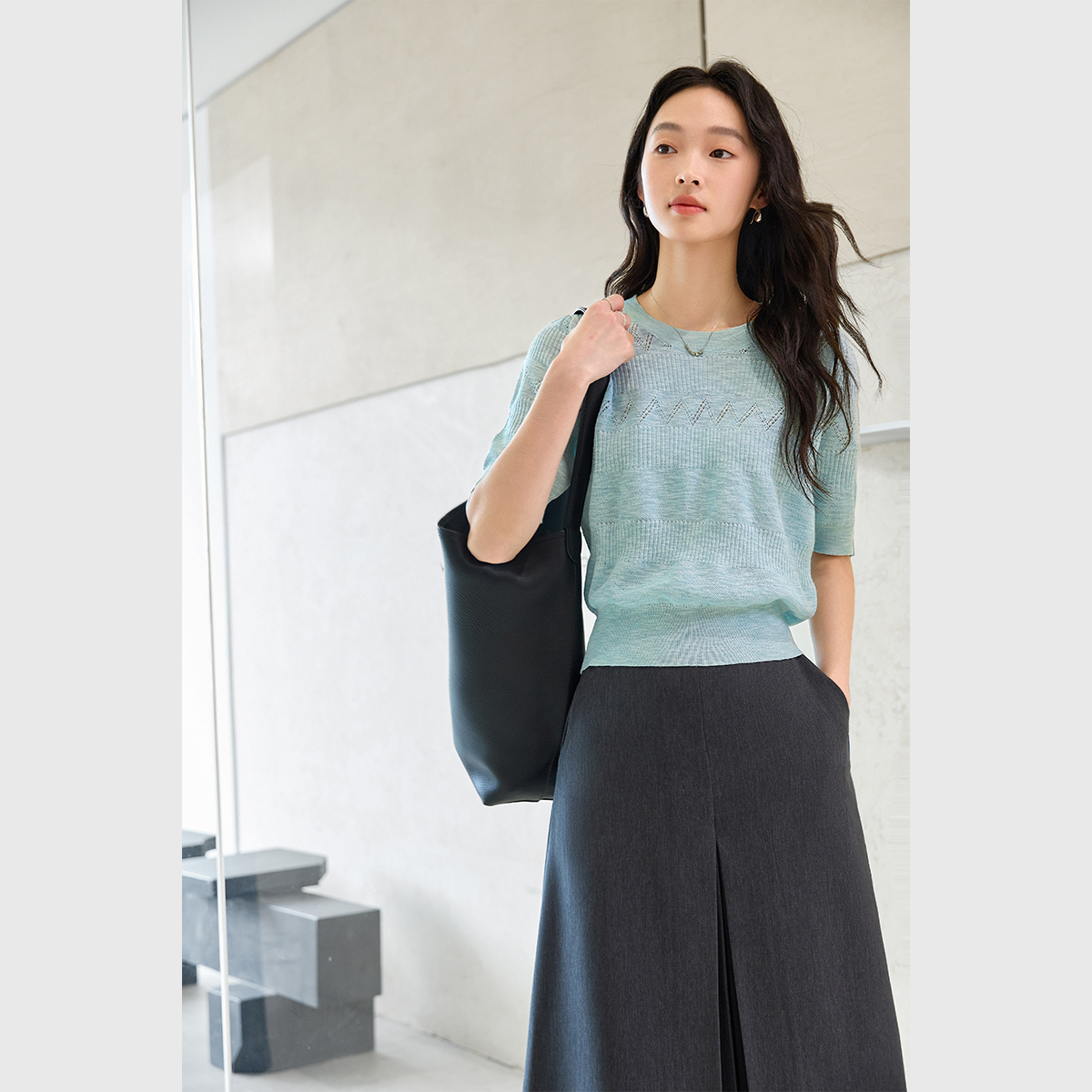 Elegant Hollow Sweater