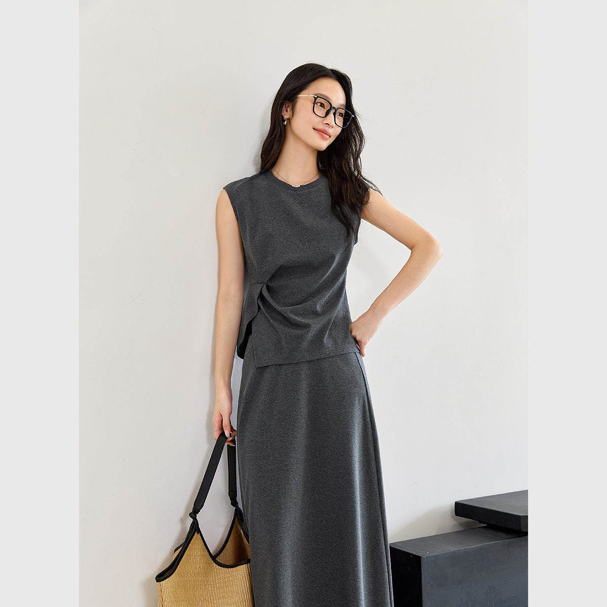 Slit Loose Casual Suit