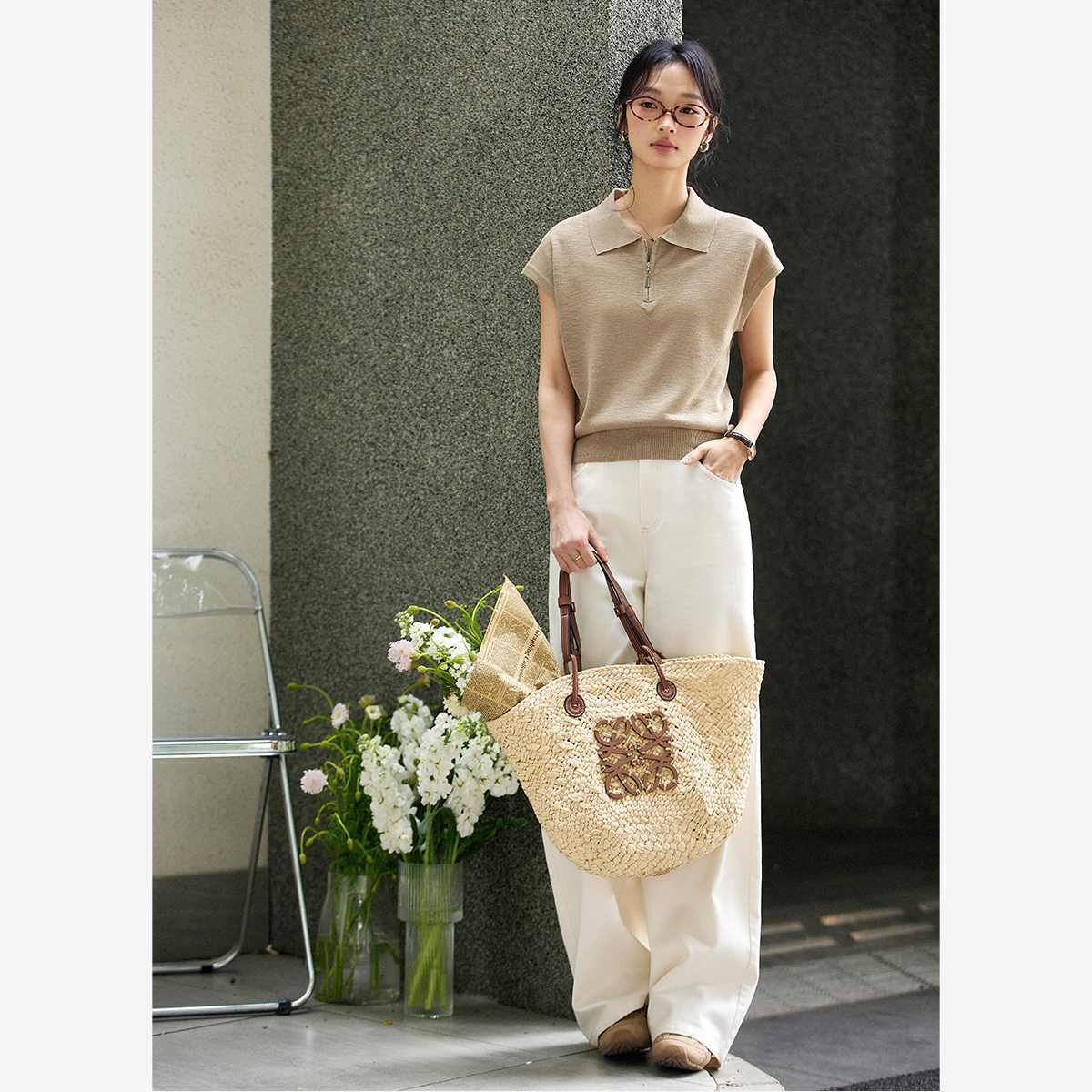 Half-Zip Breathable Sweater-VIMLYSTORE