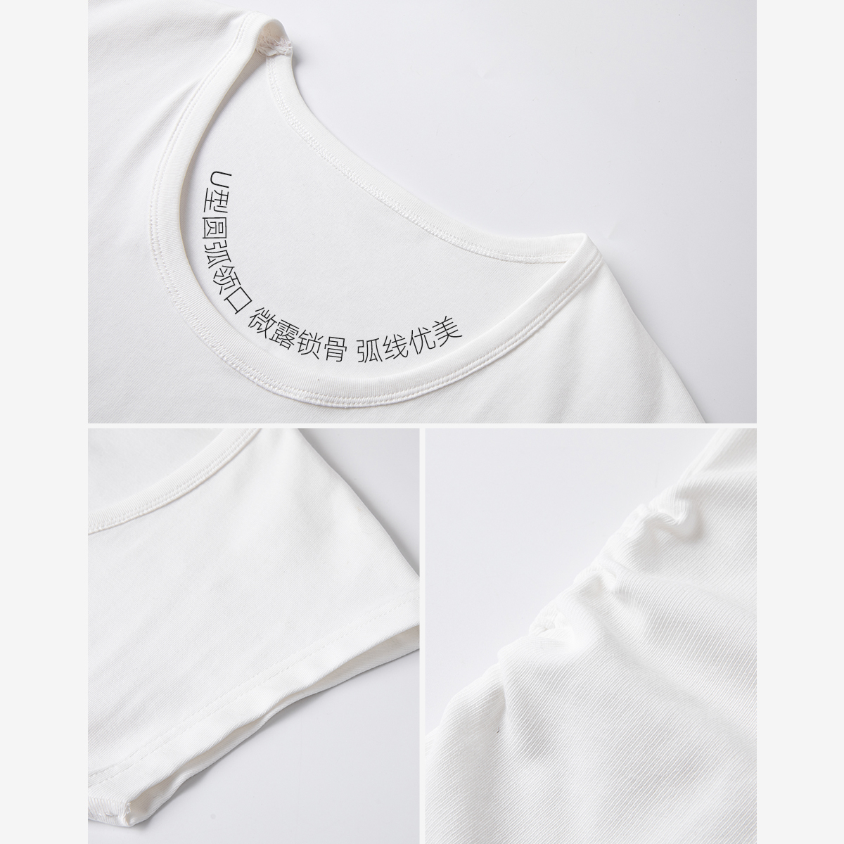 Asymmetric Knitted T-Shirt