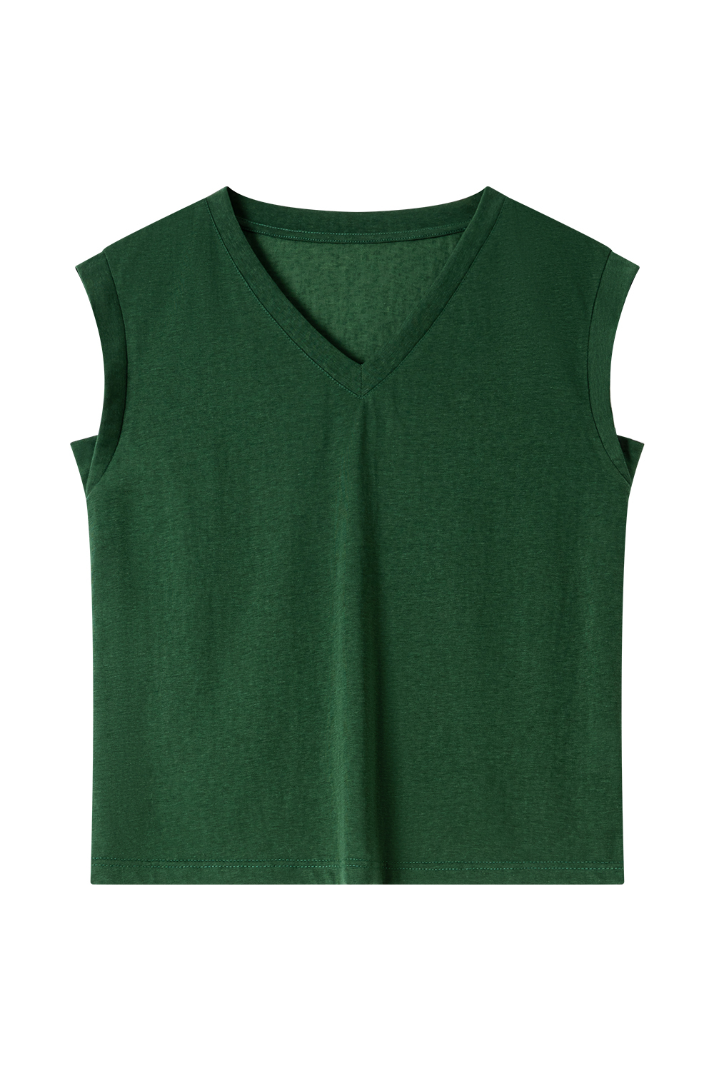 Snowflake Texture V-Neck Straight T-Shirt