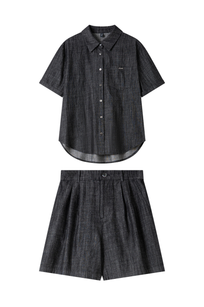 100% Cotton Casual Denim Suit