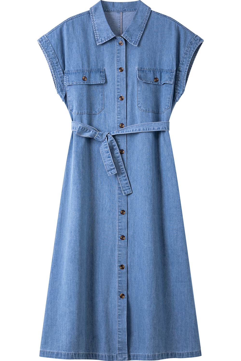 Denim Small A-Line Dress