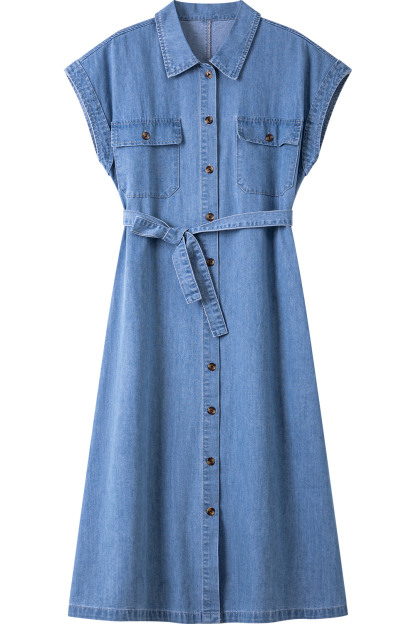 Denim Small A-Line Dress