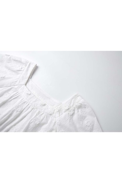 100% Cotton 3D Flower Shirt
