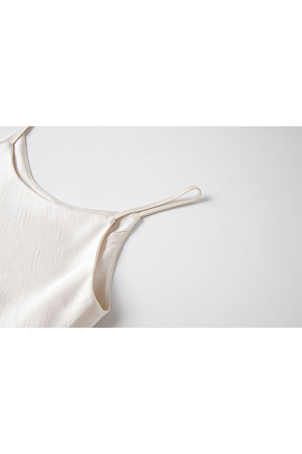 Ruched Round Neck Camisole-VIMLYSTORE