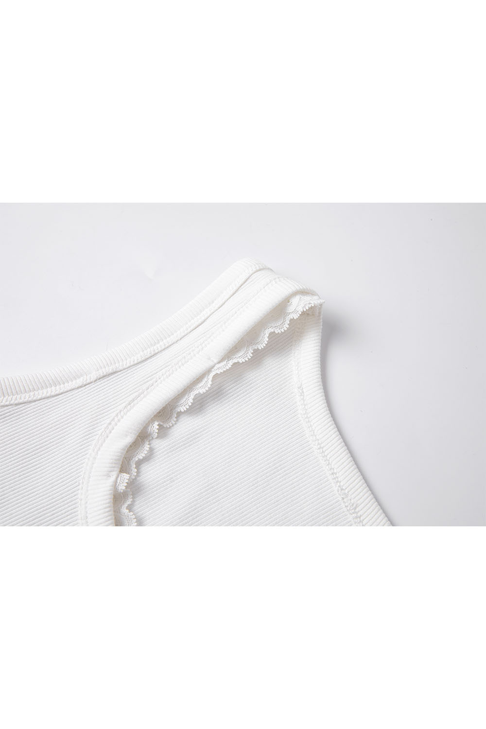Square Neck Slim Fit Vest