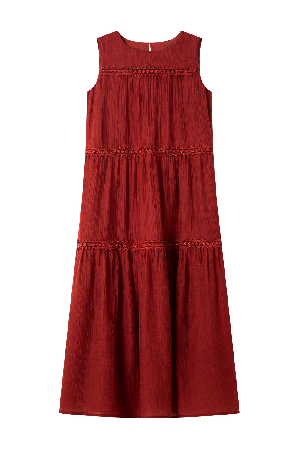Vacation Style Sleeveless Loose Dress