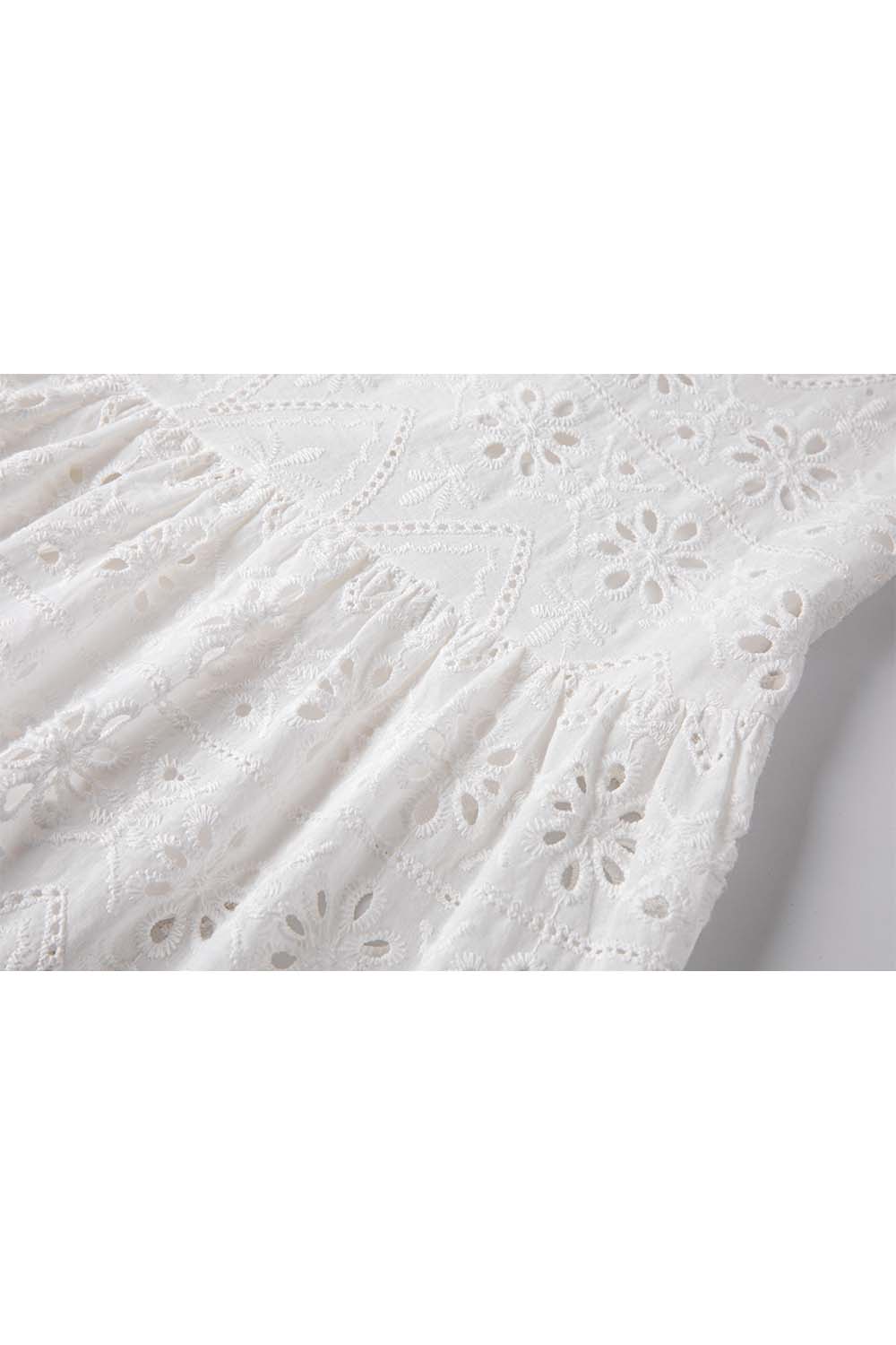 Cotton Embroidered Dress