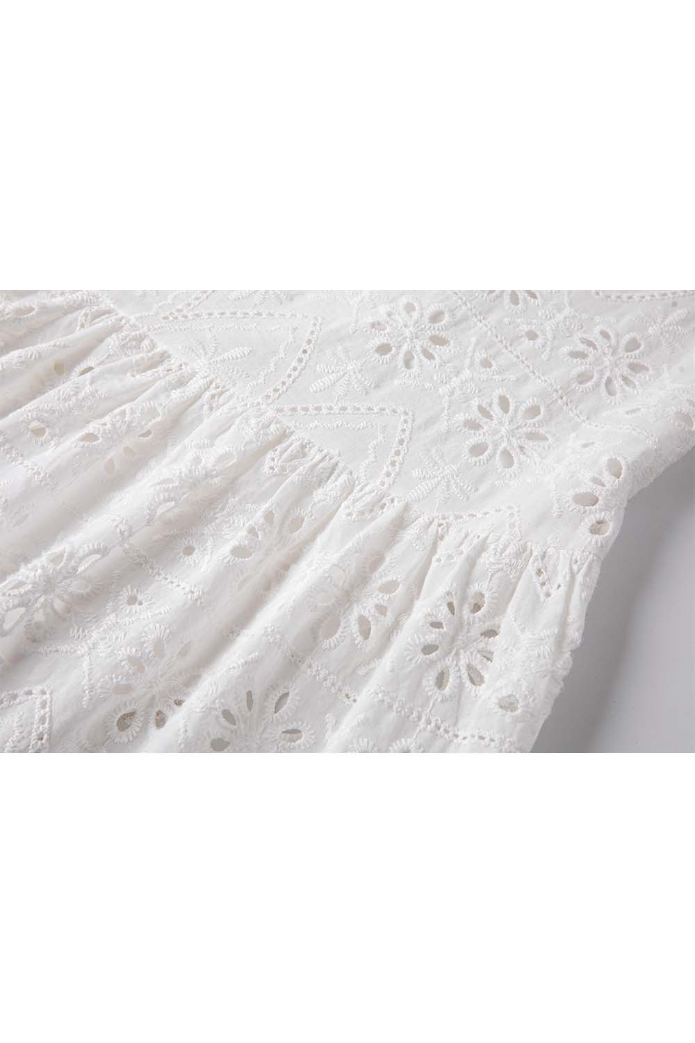 Cotton Embroidered Dress