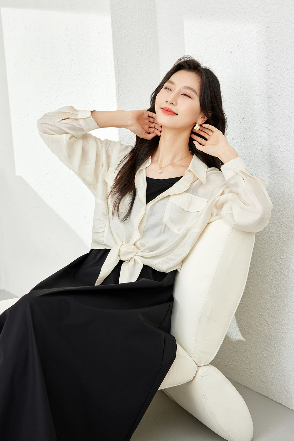 Tie-Hem Shirt