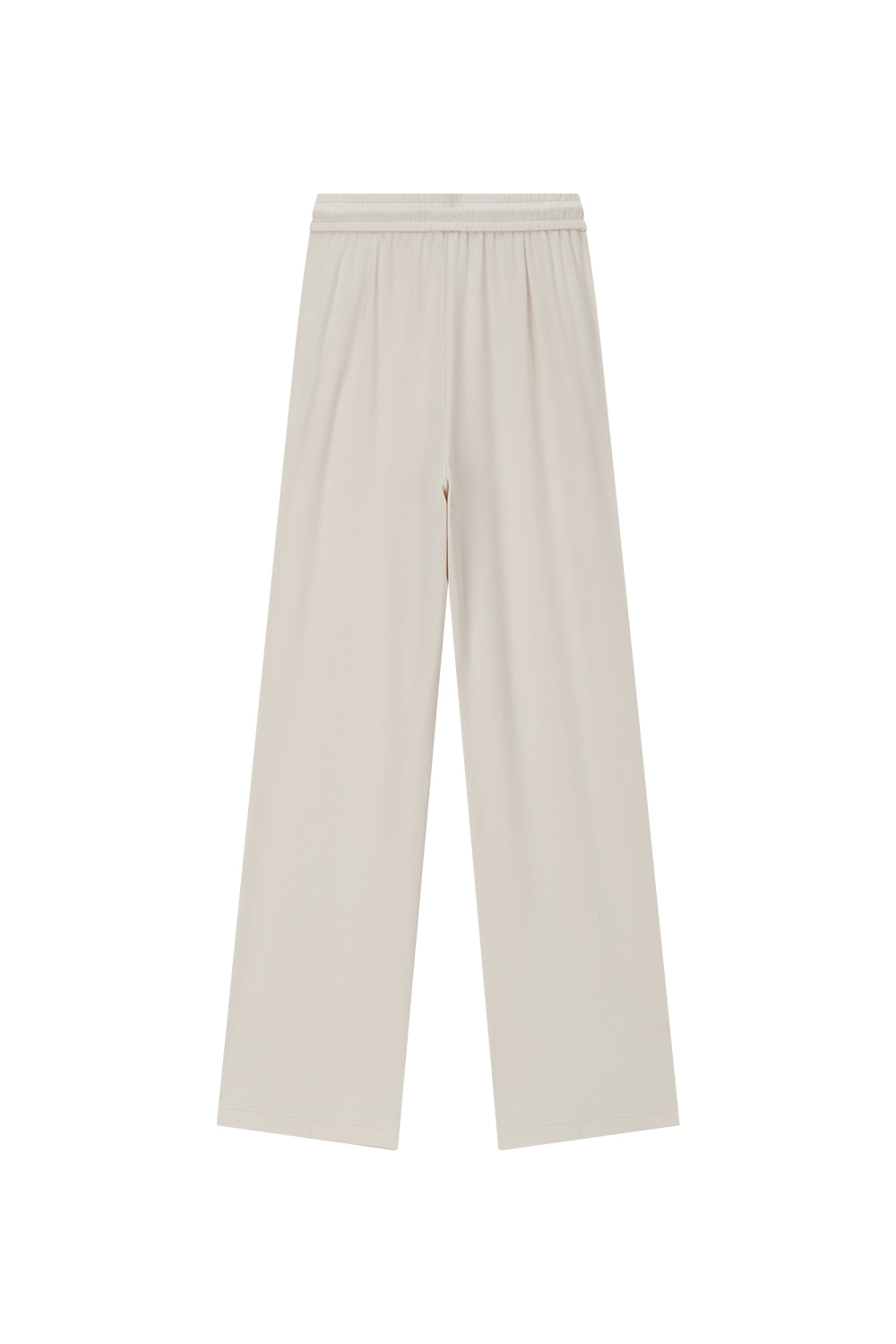 Solid Color Drawstring Wide Leg Pants