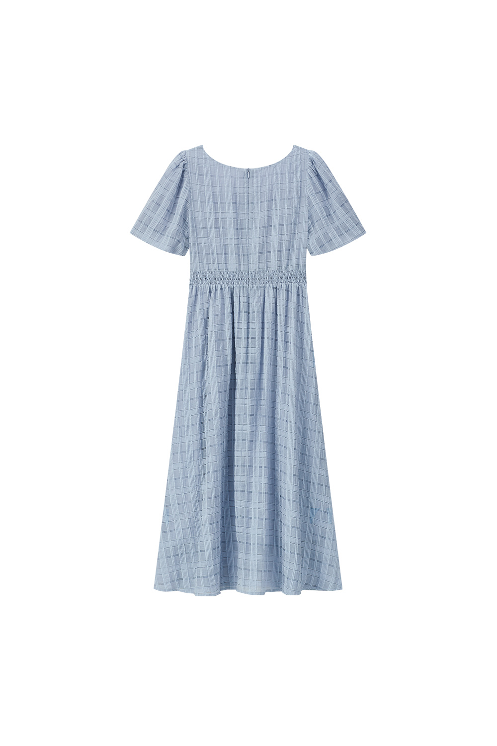 Hidden Plaid A-Line Skirt