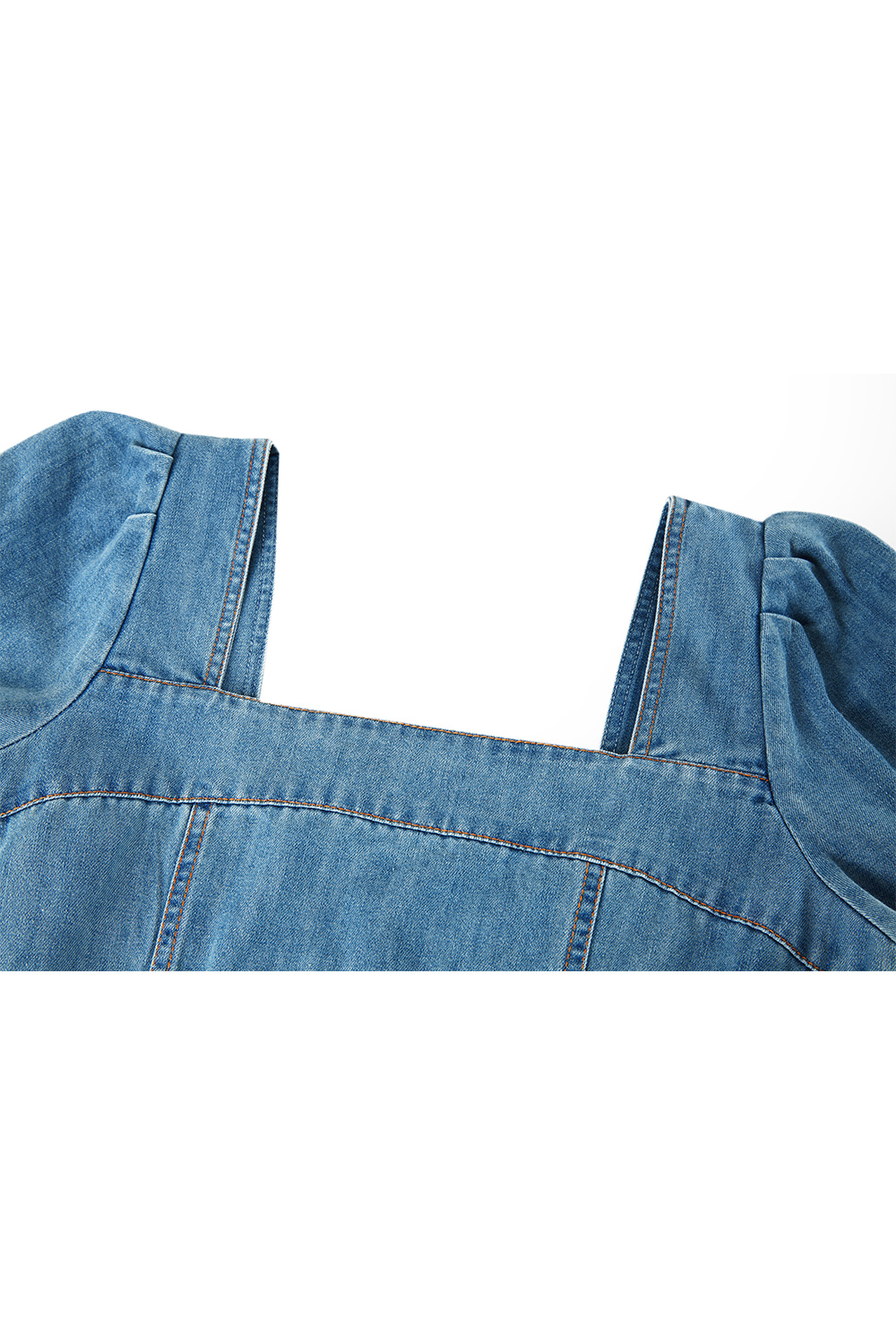 Gradient Denim Dress