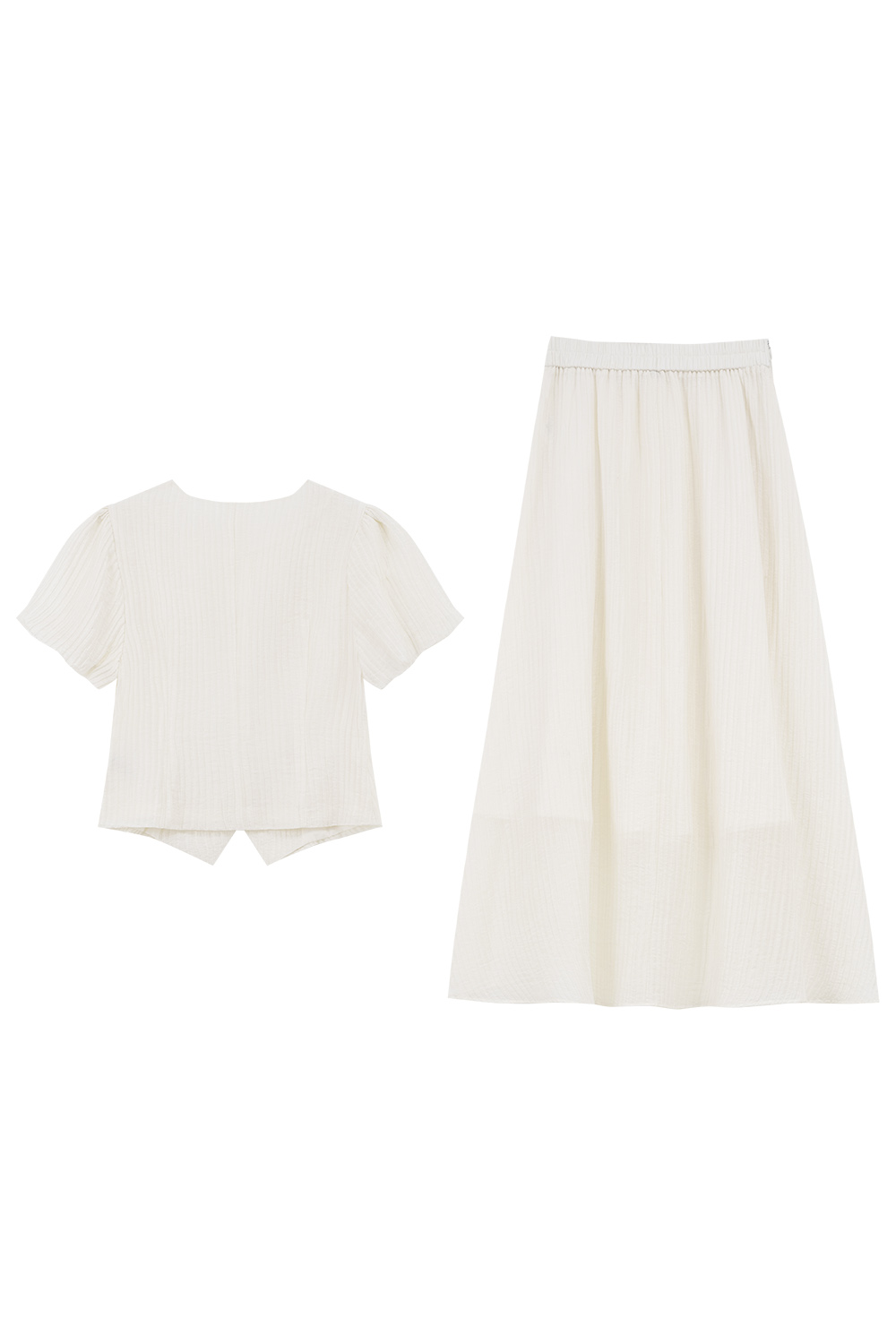 French Gentle Slimming Short-Sleeved Suit