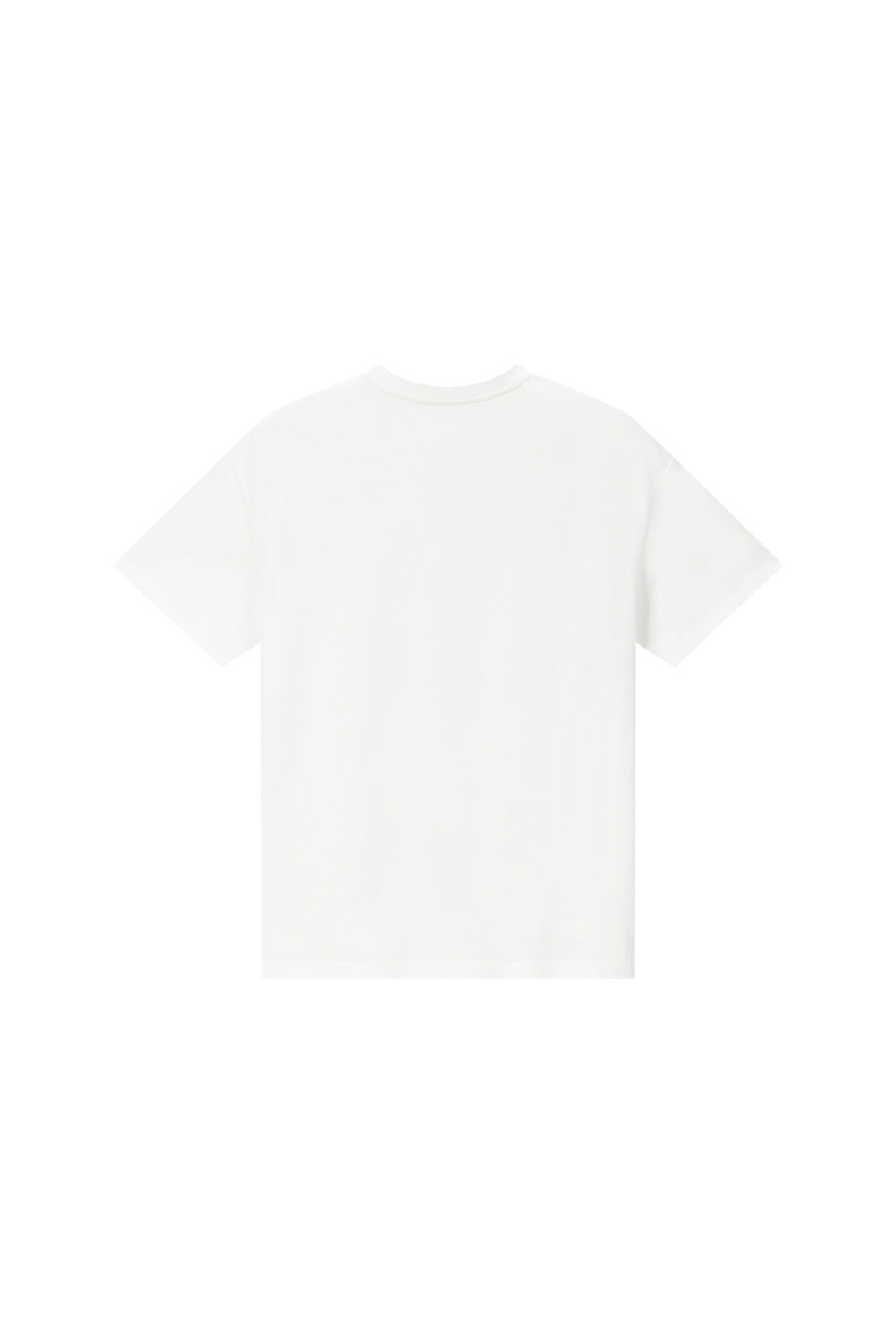 White Print Pure Cotton T-Shirt