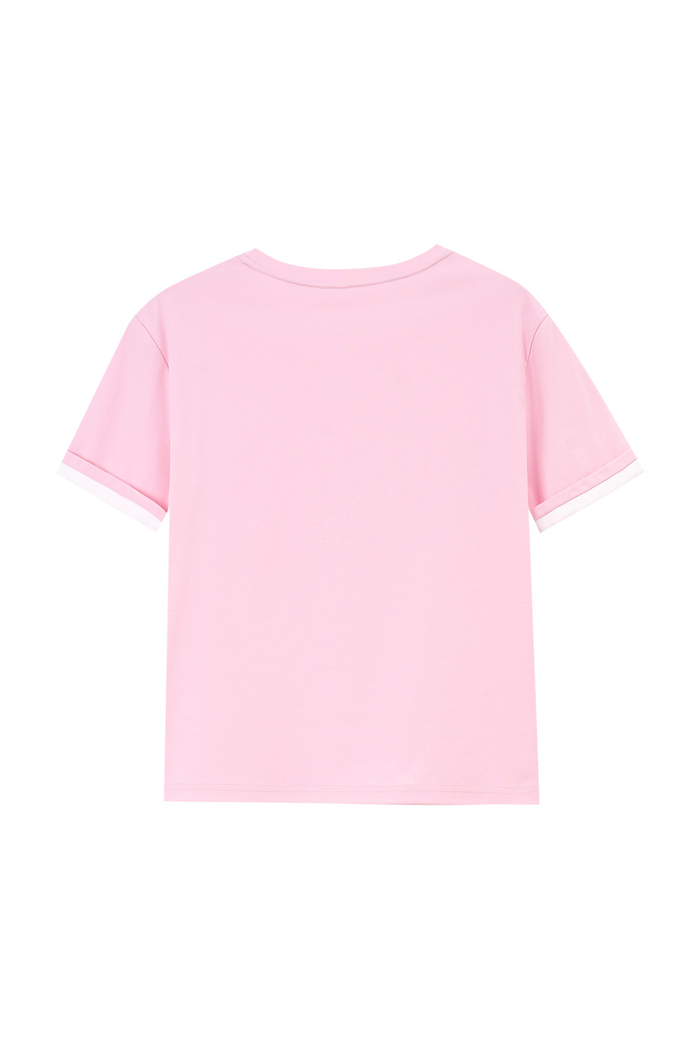 Light Luxury Mercerized Contrast Color T-Shirt