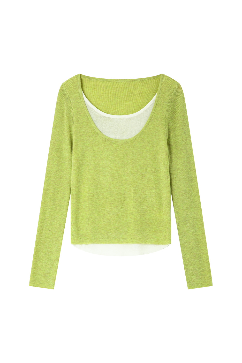 Fake Two-Piece Base Sweater