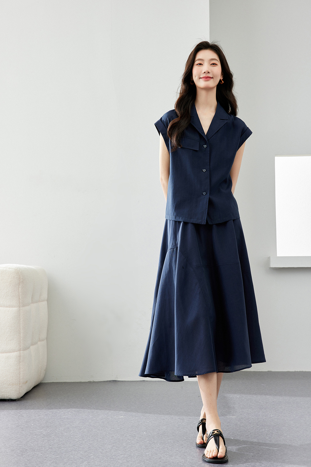 Unrestrained comfortable Lyocell suit.