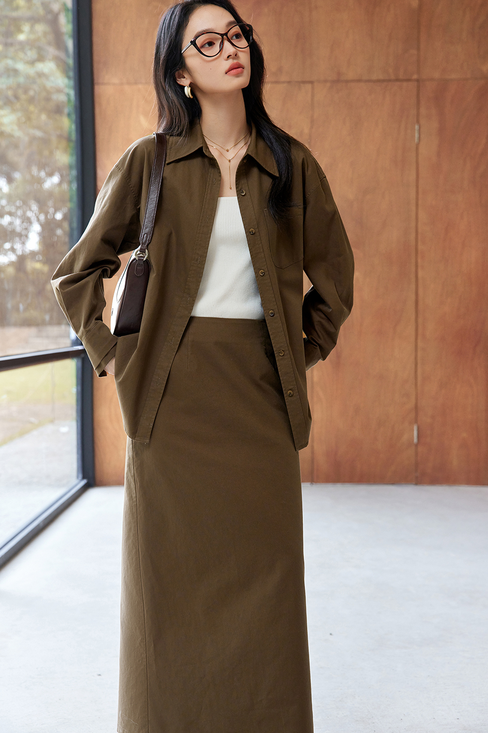 Fashionable Temperament Solid Color Suit-VIMLYSTORE