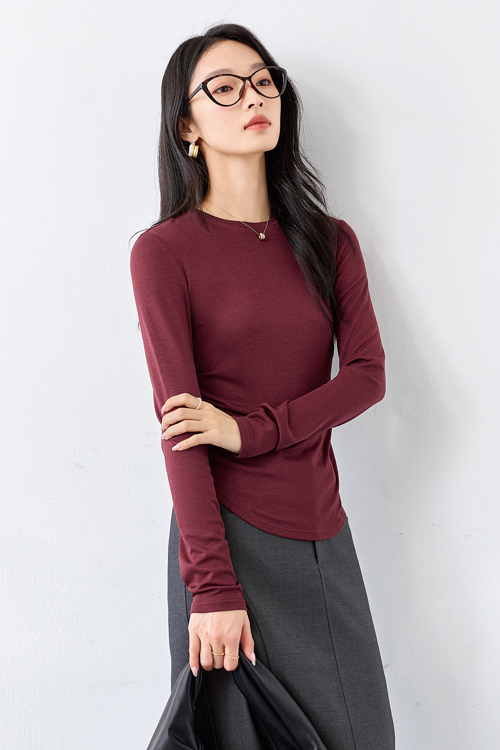 Wool blend knitted base layer-VIMLYSTORE
