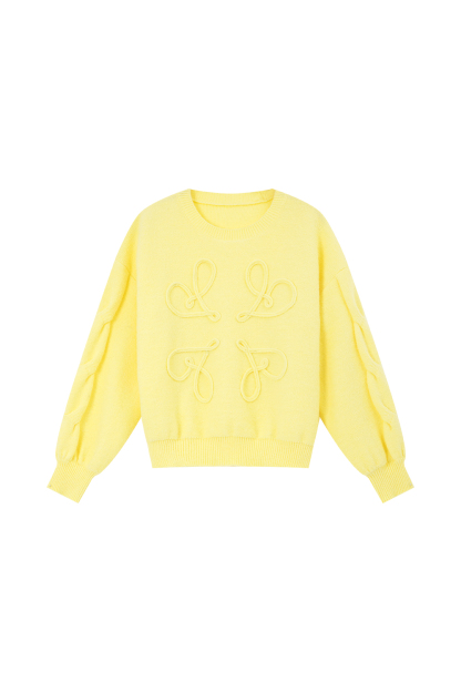 3D Line Design Sweater