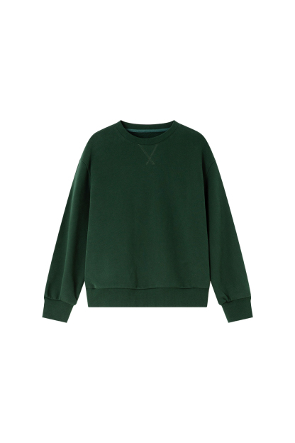 Casual Solid Color Warm Sweatshirt
