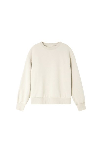 Casual Solid Color Warm Sweatshirt