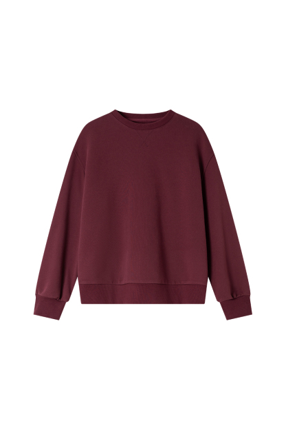 Casual Solid Color Warm Sweatshirt