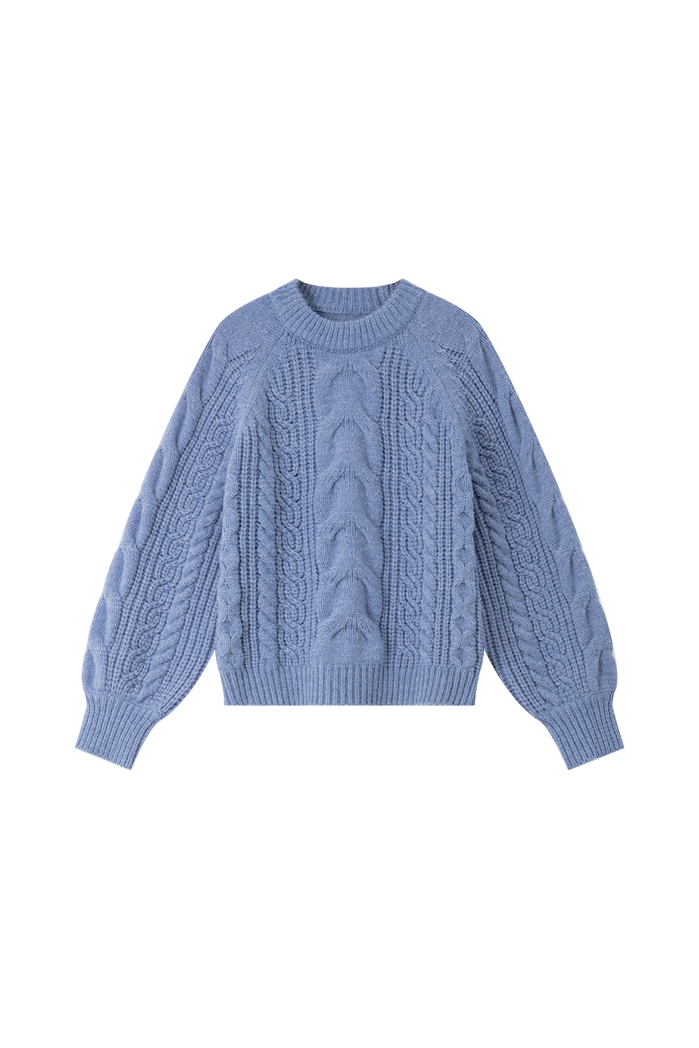 Twist Texture Lazy Knit Sweater