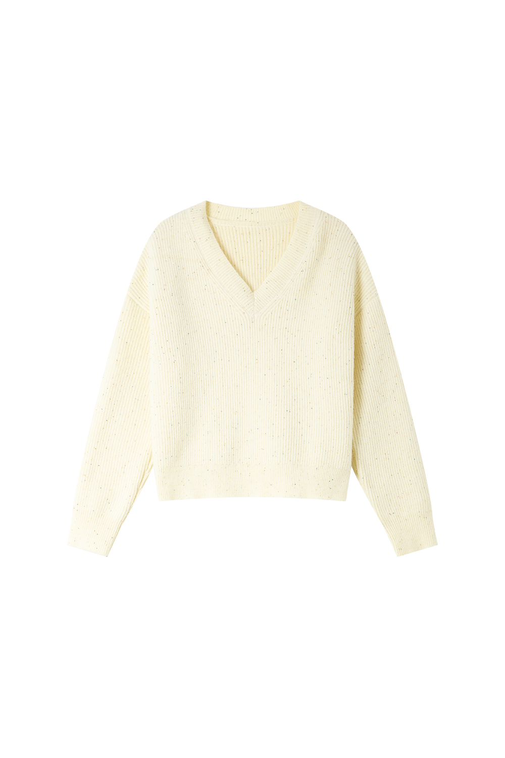 Casual Lazy V-Neck Knitted Sweater