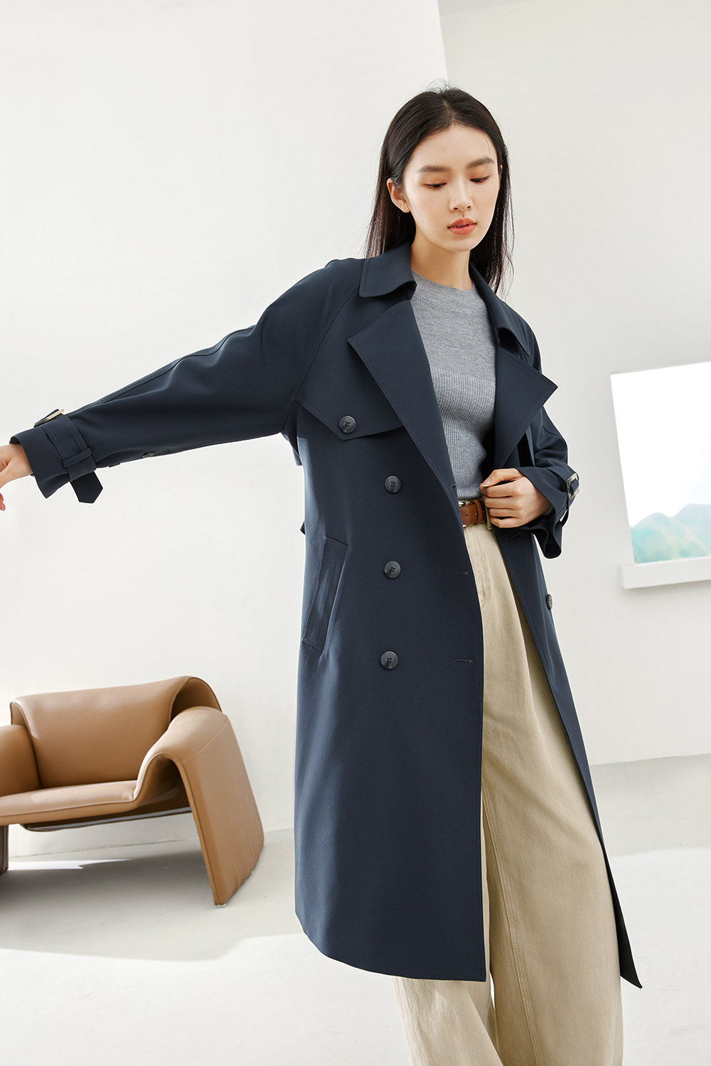 Long Trench Coat